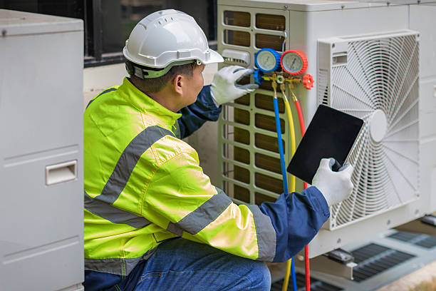 Professional Air Conditioning Repair technician working in Valmeyer, IL